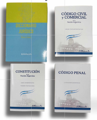 Diccionario + Ccyc +penal +constitución. Pack X4. Nuevos.