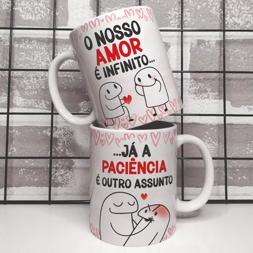 Kit Caneca Meme Flork Amor