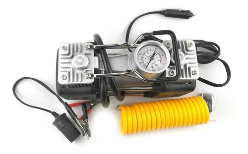 Imagen 3 de 4 de Compresor Portátil Aire 2 Cilindros Para Autos 12 V,