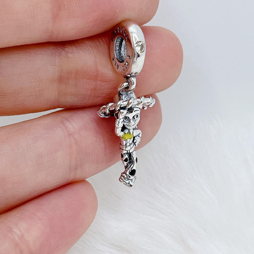 Charm Vaquerita Jessie Toy Story Comp Pan Plata Ley S925