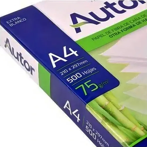 Resma Autor A4 Multifunción De 500 Hojas De 75g Blanco X 1