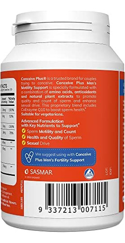 Conceive Plus Motility Suplemento De Fertilidade Masculina