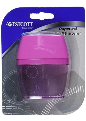 Westcott 2 Agujero Lápiz Y Sacapuntas, Colores Surtidos (152