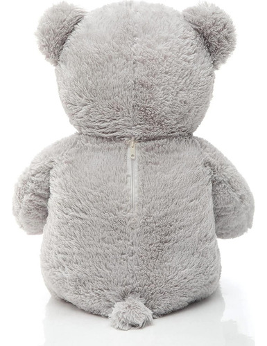 Oso De Peluche Gigante Morismos Gris 99 Cm Suave Y Esponjoso