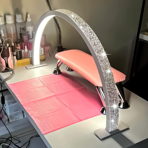 Luminária De Mesa Meia Lua Para Unhas Pele Estetica Bivolt