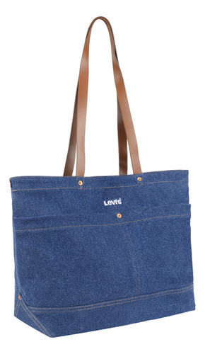 Bolso Hombre Tote Azul Levis 87858-0000