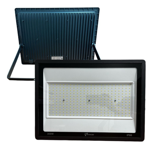 Reflector Led 300w (3000w) Exterior Luz Blanca Super Potente Color De La Carcasa Negro Color De La Luz Blanco Frío