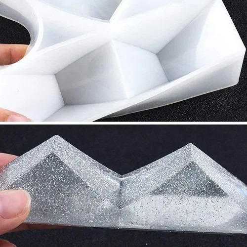 Molde De Resina Epoxi De Cristal Para Bricolaje, Molde Para