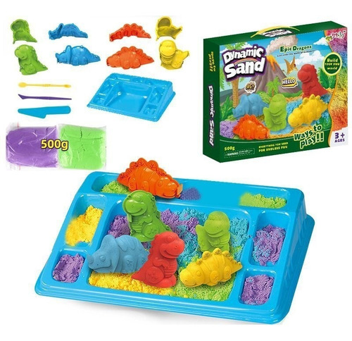 Juego De Arena De Juguete Espacial De Dinosaurio Animal