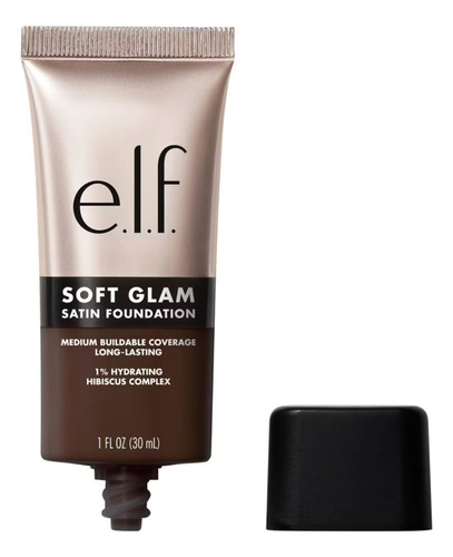 E.l.f Soft Glam Satin Base Para Maquillaje 1.0 Fl Oz 64 Rich Neutral