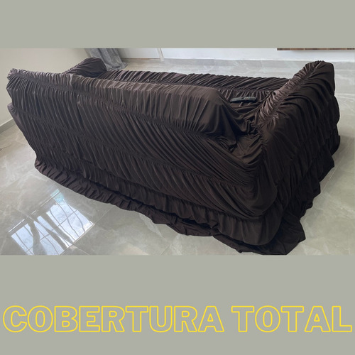 Capa Sofa Retratil Fácil Colocar Controla Pelos Dos Bichos