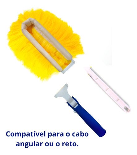 Refil Espanador De Pó Bralimpia Cabo Reto Ou Angular