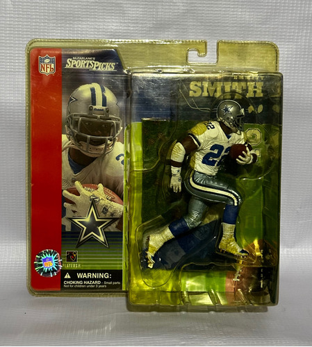 Emmitt Smith Nfl Mcfarlane Serie 1 Dallas Cowboys