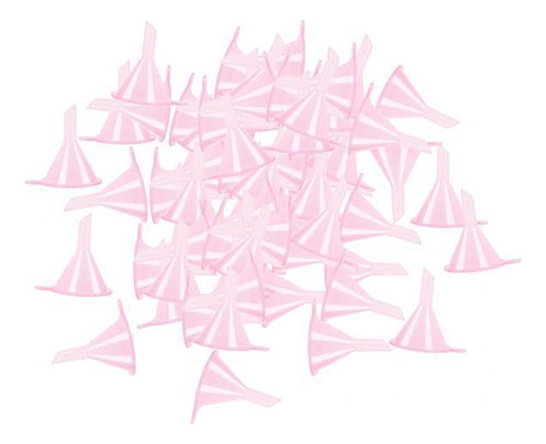 2 X 100pcs Mini Funnels For Small Vials Glass Pink