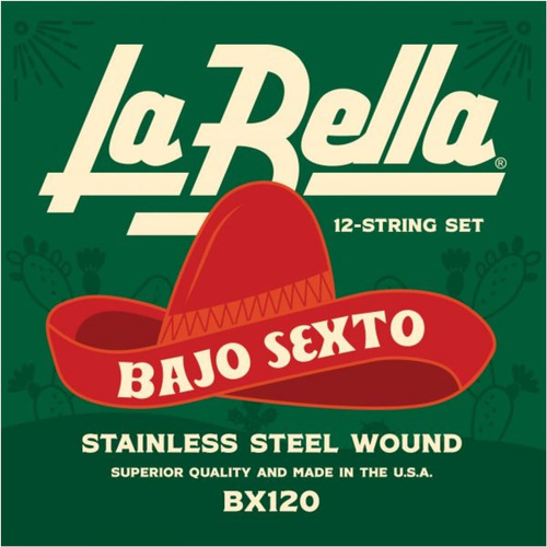 Labella Bx120 Bajo Sexto Cuerdas