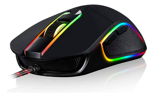 Mouse Gamer De Juego Gadni M3 High Rgb Usb 6 Botones Gaming