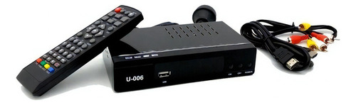 Decodificador Tv Digital Sintonizador Isdb-t Full Hd Negro Tda