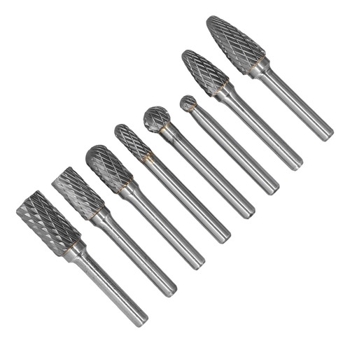 Juego De 8 Piezas De Brocas De Carburo De Tungsteno De 6 Mm