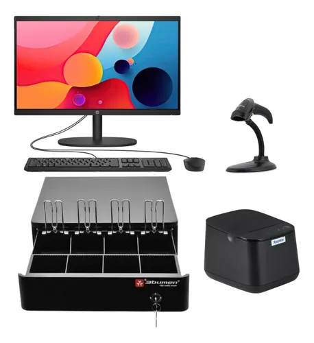 Sistema Pos Combo Kit Para Facturacion Registradora Completo