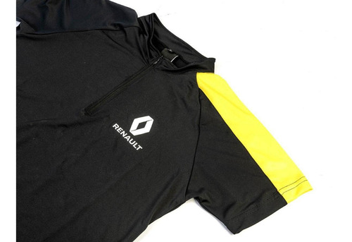 Imagen 4 de 7 de Remera Hombre Rs Manga Amarilla T:s Boutique Renault