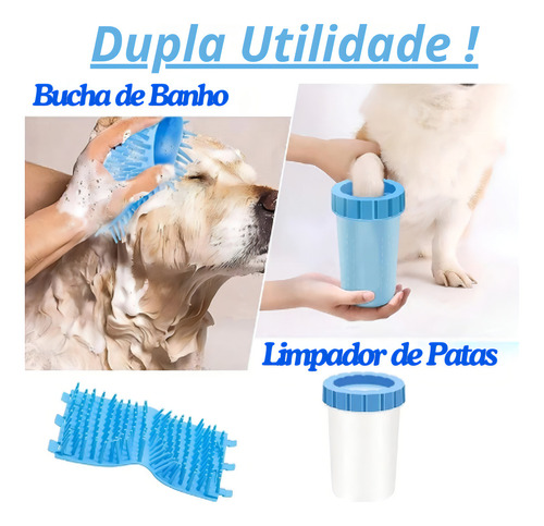 Copo Limpador de Patas SoftGentle Cores Variadas