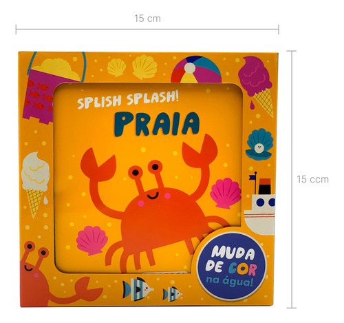 Splish Splash! Praia, De Townhouse Publishing Ltd. Editorial Girassol, Capa Mole, Edição 1 Em Português, 2025