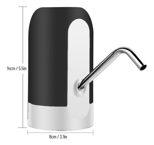 Bomba Eléctrica Recargable Para Botellas De Agua S+ Con Usb