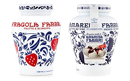 Combo Grande De Cerezas Silvestres Y Fresas Fabbri Amarena F