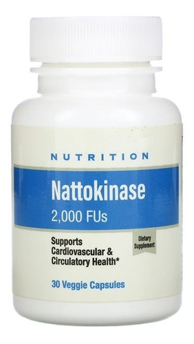 Natokinase Natoquinase 100mg - 30 Cápsulas - Lake Avenue