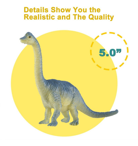 Imagen 4 de 7 de Yarloo Realista Dinosaurio Juguetes Niños Educación Regalos