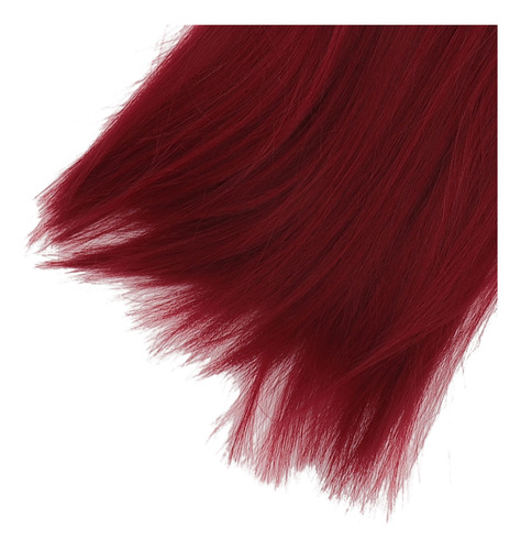 Peluca Roja Para Muñecas, Peluca Profesional Hecha A Mano