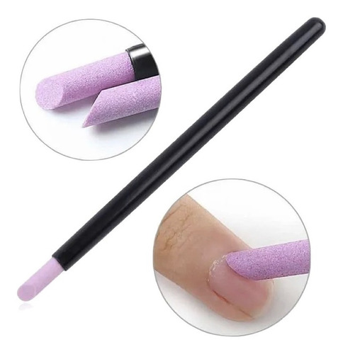 Imagen 1 de 10 de Lima Obelisco Para Bordes/cutículas Uñas Esculpidas Manicura