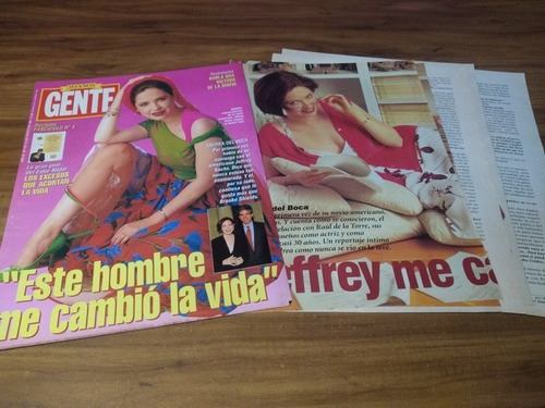 (rt786) Andrea Del Boca * Tapa Revista + 7 Paginas * 1995