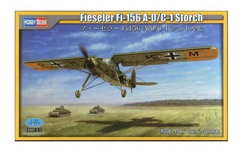 Fieseler Storch Hobbyboss 80180 Rareza Avion Aleman Ec 1/35 