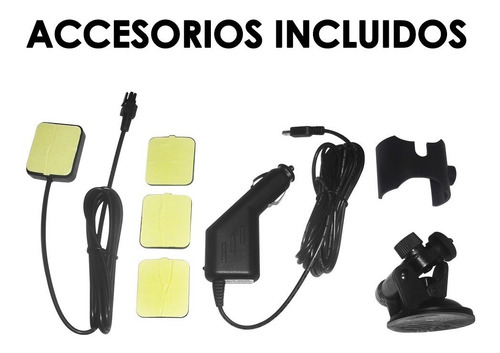 Imagen 5 de 9 de Dvr Grabador Vehiculo Auto Gps Sensor G Pantalla 2 Camaras