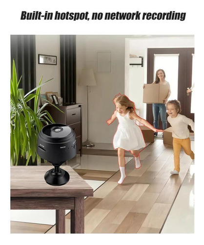 Mini Cámara Espía Ip Wifi A9, Batería Portátil Magnética, 1