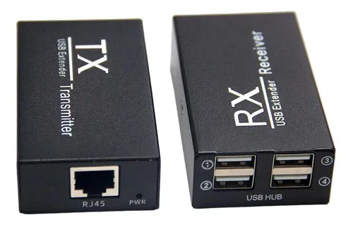 Extensor Hub 4 Portas Usb Via Cabo De Rede Cat5/6 Até 200mts Menor preço em Extensor Hub 4 Portas Usb Via Cabo De Rede Cat5/6 Até 200mts