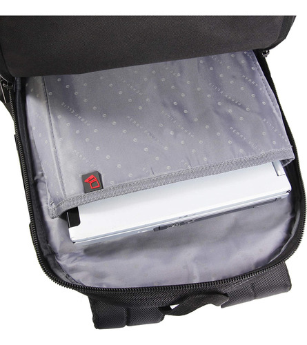 Mochila Urbana De Viaje Porta Ordenador Negro Nylon