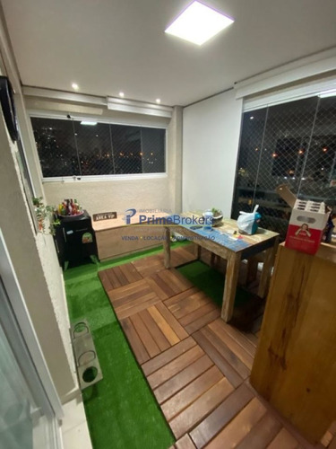 Imagem 3 de 15 de Valor Baixou - Lindo Apartamento Mobiliado -varanda Gourmet - 2 Dorm. Sacoma - Pb54416