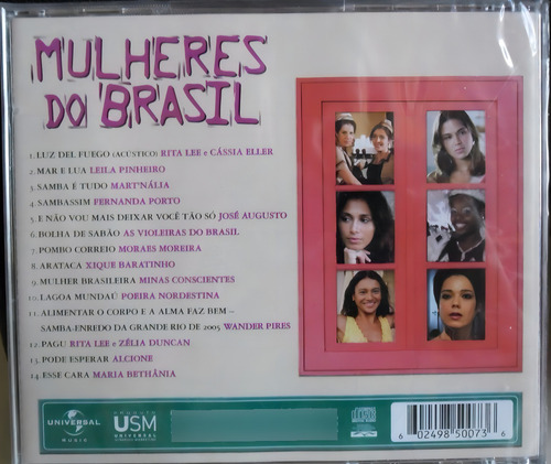Cd Mulheres Do Brasil Tso Filme - Rita Lee Alcione José Aug
