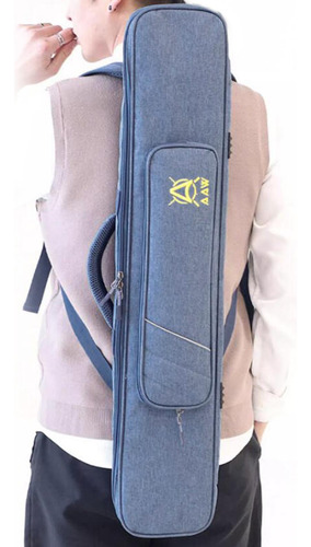 Fundas Para Tacos De Billar Con Correas Para Mochila, Azul