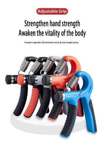 Handgrip Ajustável 5kg A 60kg Fisioterapia Academia Mão