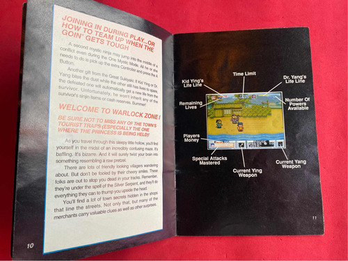 The Legend Of The Mystical Ninja Snes Instructivo Oldskull (Usado)