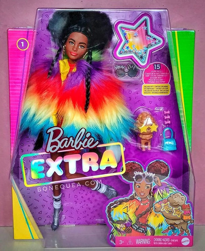 Muñeca Barbie Extra Con Mascota +15acesorios Original Mattel
