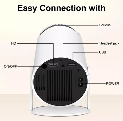 Hy300 Pro Mini Proyector Android 4k Portátil Con Android 11