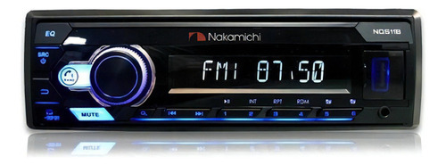 Autoestereo Mp3 Usb Bluetooth Green Led Nq511b Nakamichi