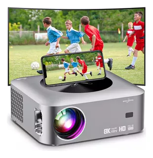 Proyector Full Hd 1080p Android Wifi 12000 Lúmenes Goojodoq