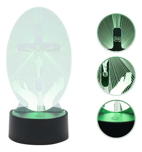 Regalos Religiosos Para Hombres, Lámpara De Jesús, Luz Noctu