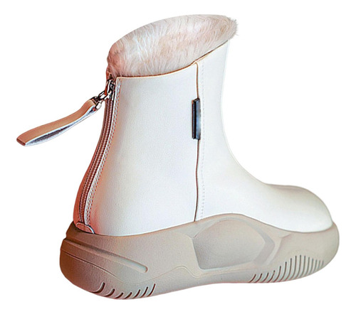 Botas De Nieve De Invierno Para Mujer Botines 36 Beige