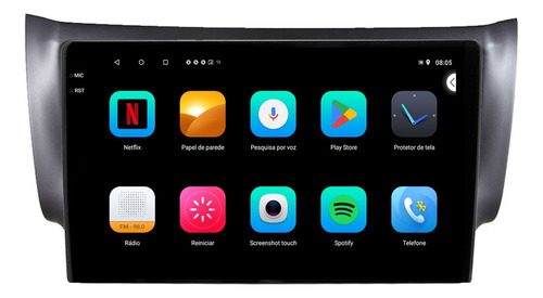 Central Multimidia Sentra 15/19 9p Carplay 2gb 64gb Android